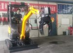 Hydraulic rotary grapple for mini excavators Berger Kraus BK1500ASR, BK1500KS, BK1500KSR
