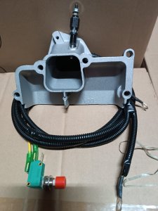 Świeca żarowa z kolektorem ssącym do silnika KOOP 192F